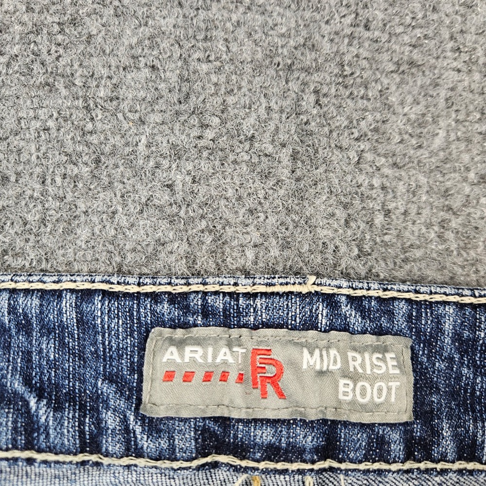 Ariat FR Womens Mid Rise Bootcut Jeans 30R Flame Resistant Work Denim 10016176 - Picture 7 of 11
